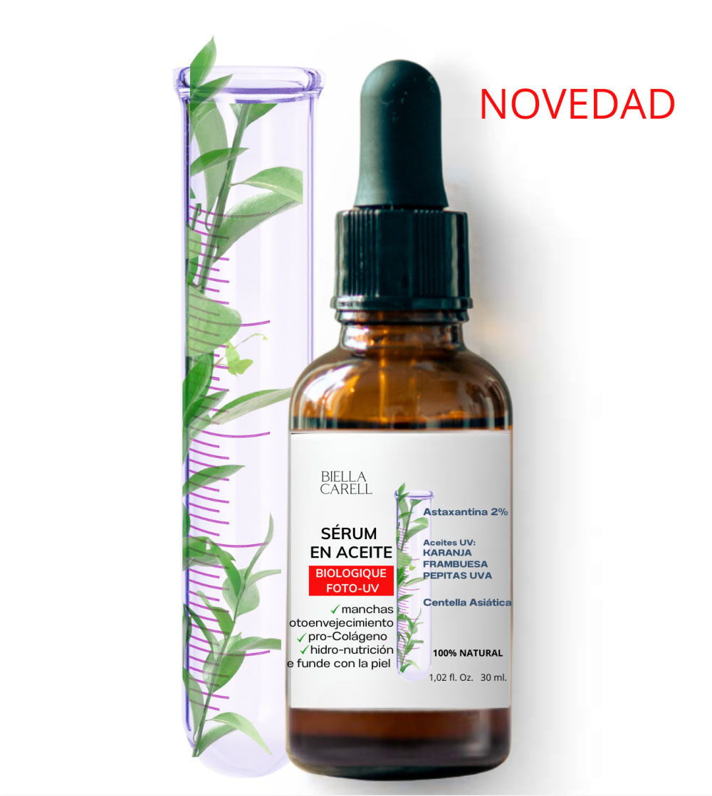 serum en aceite Biologique foto uv foto web